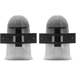 Угол наружный для плинтуса ПВХ Aberhof 70мм, 7000 Белый матовый (2 шт)