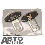 Заглушка ремня безопасности (антипищалка) 2шт Металл в блист Nova Bright 47758