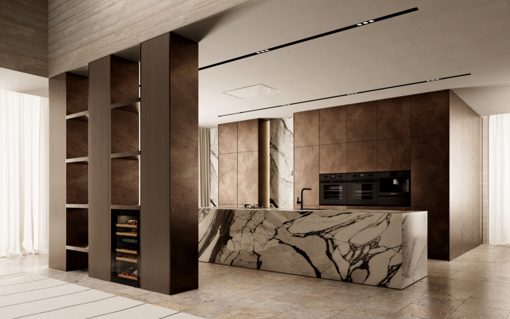 Комбинированный духовой шкаф с паром Kuppersbusch BD 6340.0 KSM6 MattBlack