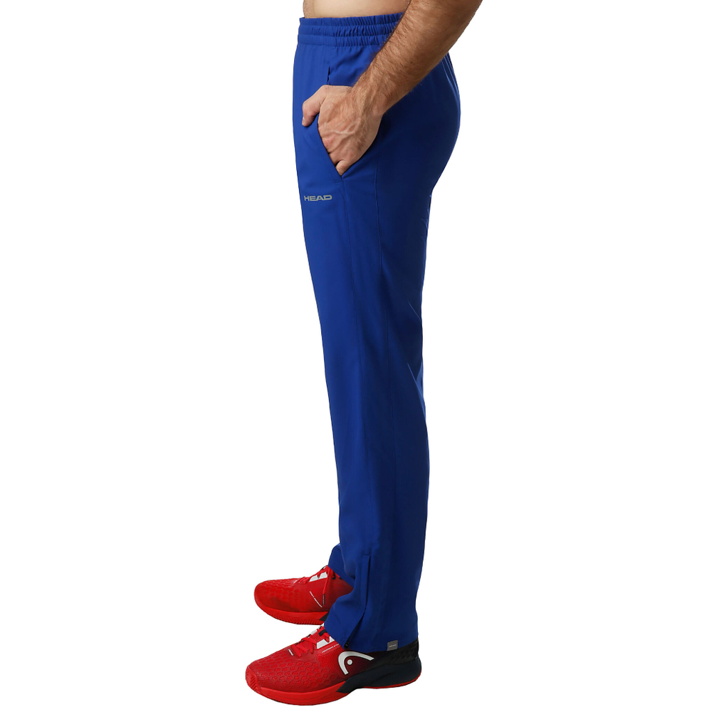Мужские теннисные штаны HEAD Club Training Pants Men - Blue, Silver