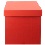 Коробка для надутых шаров 60 x 60 см (Красный)