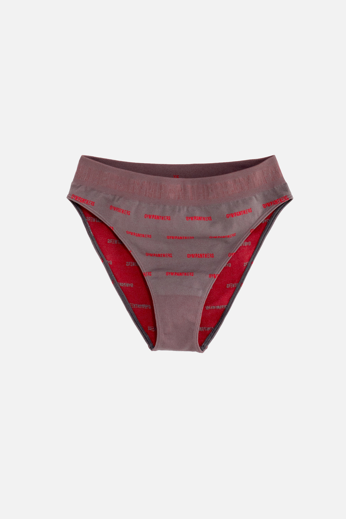 Бесшовные трусы с высокой посадкой из итальянской пряжи