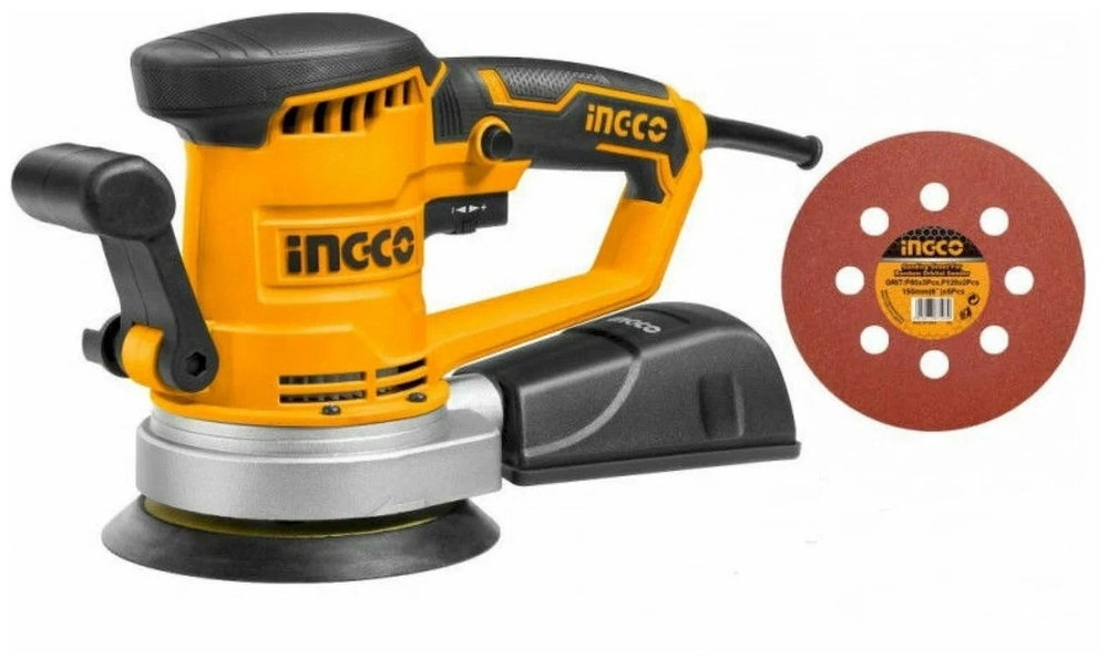 Эксцентриковая шлифмашина INGCO RS4508, 450 Вт