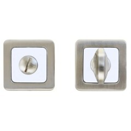 Завертка сантех. к ручкам АЛЛЮР АРТ ВК-S1 SN/СР  (4182) мат.никель/хром  /11456