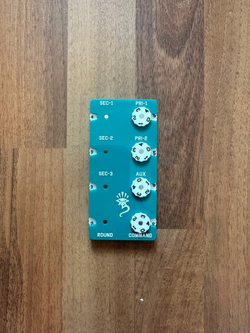 Big Counters Fraction Design. Turquoise
