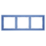 Рамка пластиковая VOLTUM S70 на 3 поста, (деним)
