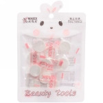 Набор косметический «Beauty Bar», 10 масок, цвет белый