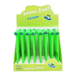 Ручка гелевая, Basir, чёрные чернила, серия "Весёлый человечек", пластиковый корпус, с фигуркой, 40 шт