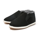 LAOMEIHUA Fabric Casual Shoes Men"s Black