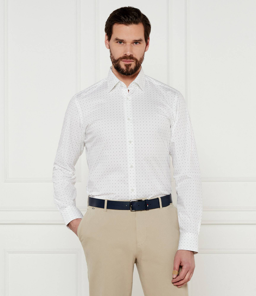 Рубашка H-JOE-kent-C1-214 BOSS BLACK - белый(50538961)