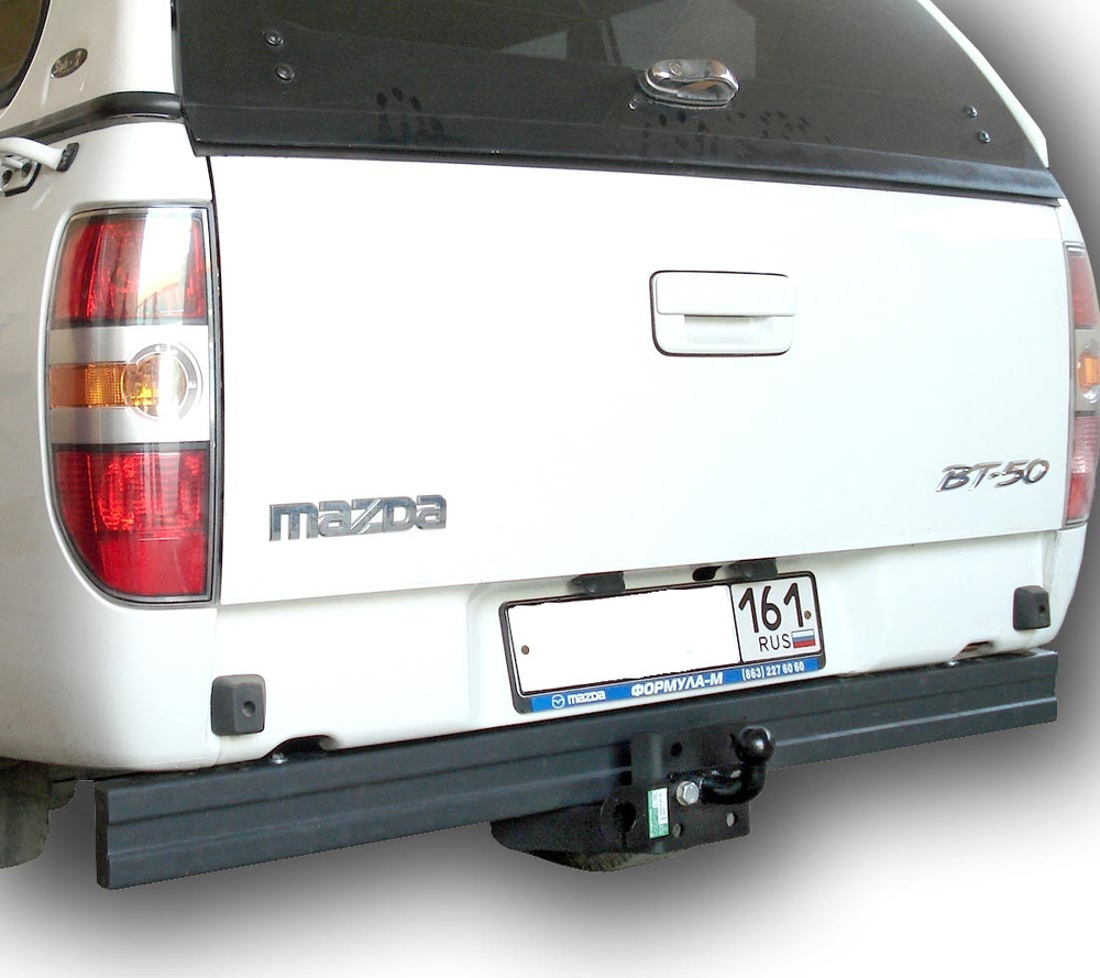 Фаркоп(прицепное) Лидер-Плюс для MAZDA BT-50 2007- , B2500 1996-2007, FORD RANGER 2006-2012 (паспорт и сертификат в комплекте)(без электрики)M305-FC