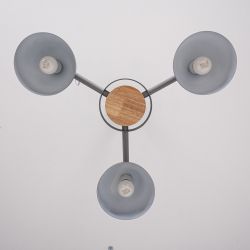 Люстра На Штанге Rolla 3 Gray By Imperiumloft