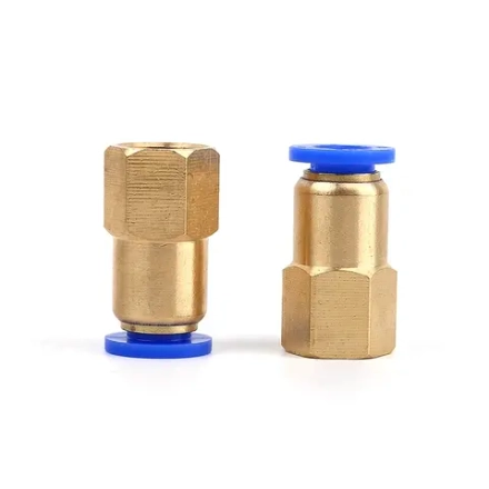 Серия SPCF Фитинги прямые цанговые с внутренней резьбой / самозажимные SNS pneumatic