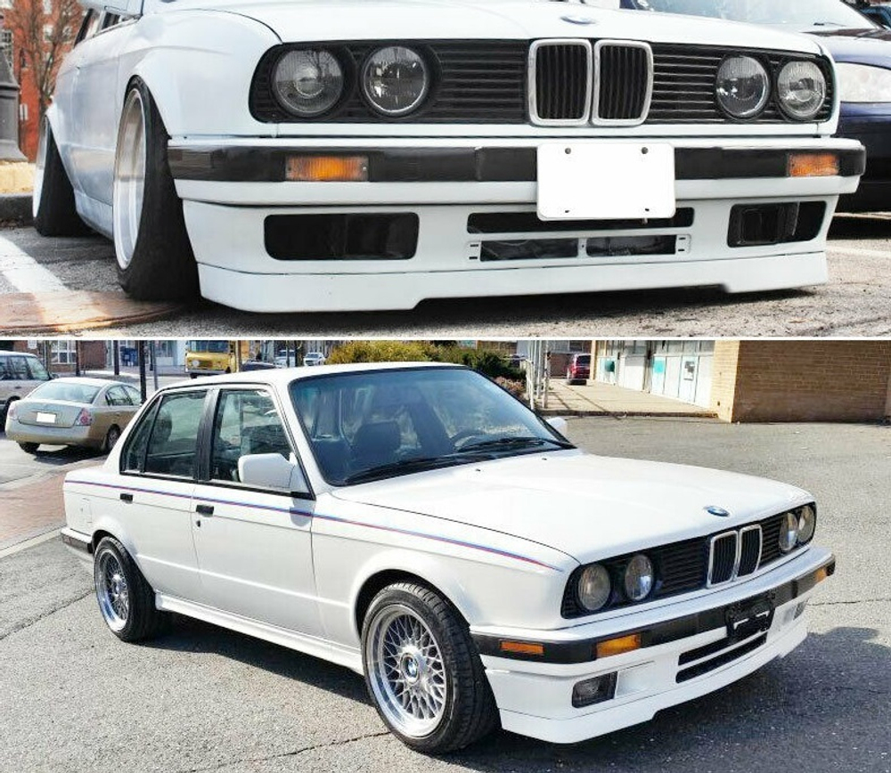 BMW E30 IS Передняя губа (Реплика "Стекловолокно")