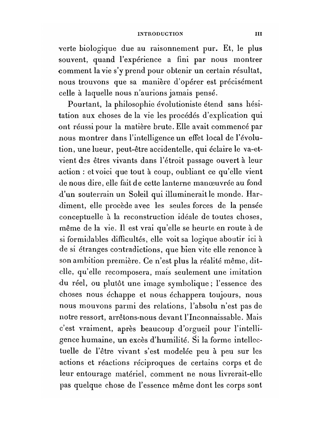 L'évolution créatrice | Henri Bergson