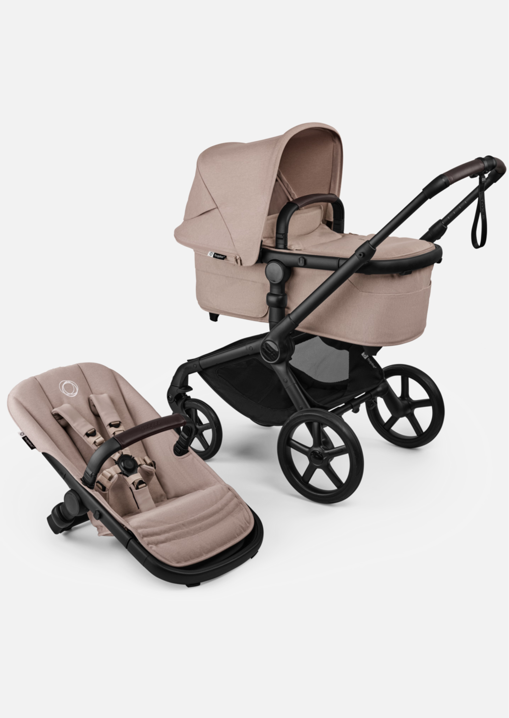 Bugaboo Коляска 2 в 1 Fox 5 Renew complete Black/Desert Taupe Melange