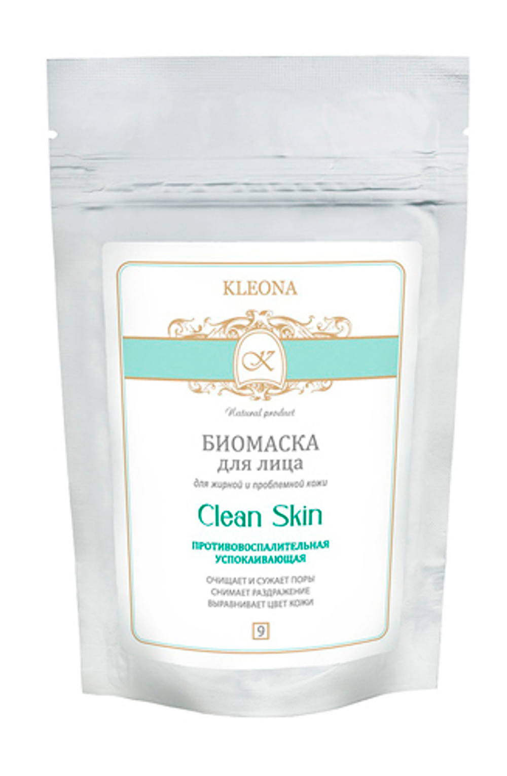 № 9 Биомаска Kleona для проблемной кожи (дой-пак) 50 г