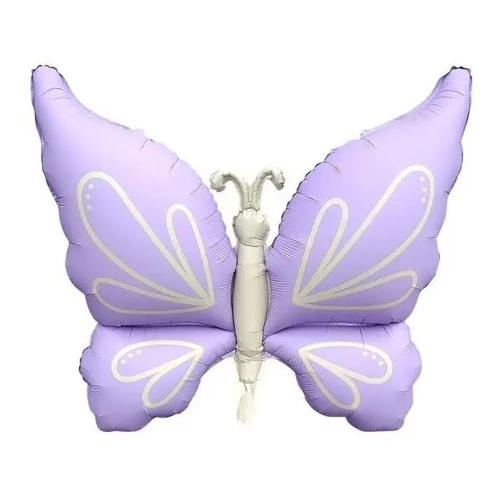 Фигура Нежная бабочка, Сиреневый, Сатин (Китай)