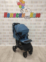 Коляска прогулочная Baballo Future 2024 синий (черная рама)