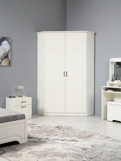 Ливерпуль Шкаф для одежды 13.124.02 Белый/Ясень ваниль