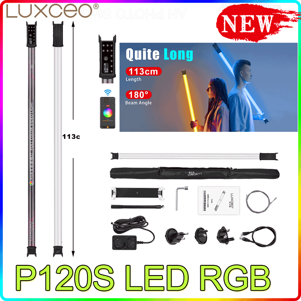 Светодиодная RGB лампа Luxceo P120S RGB Full color Video Light