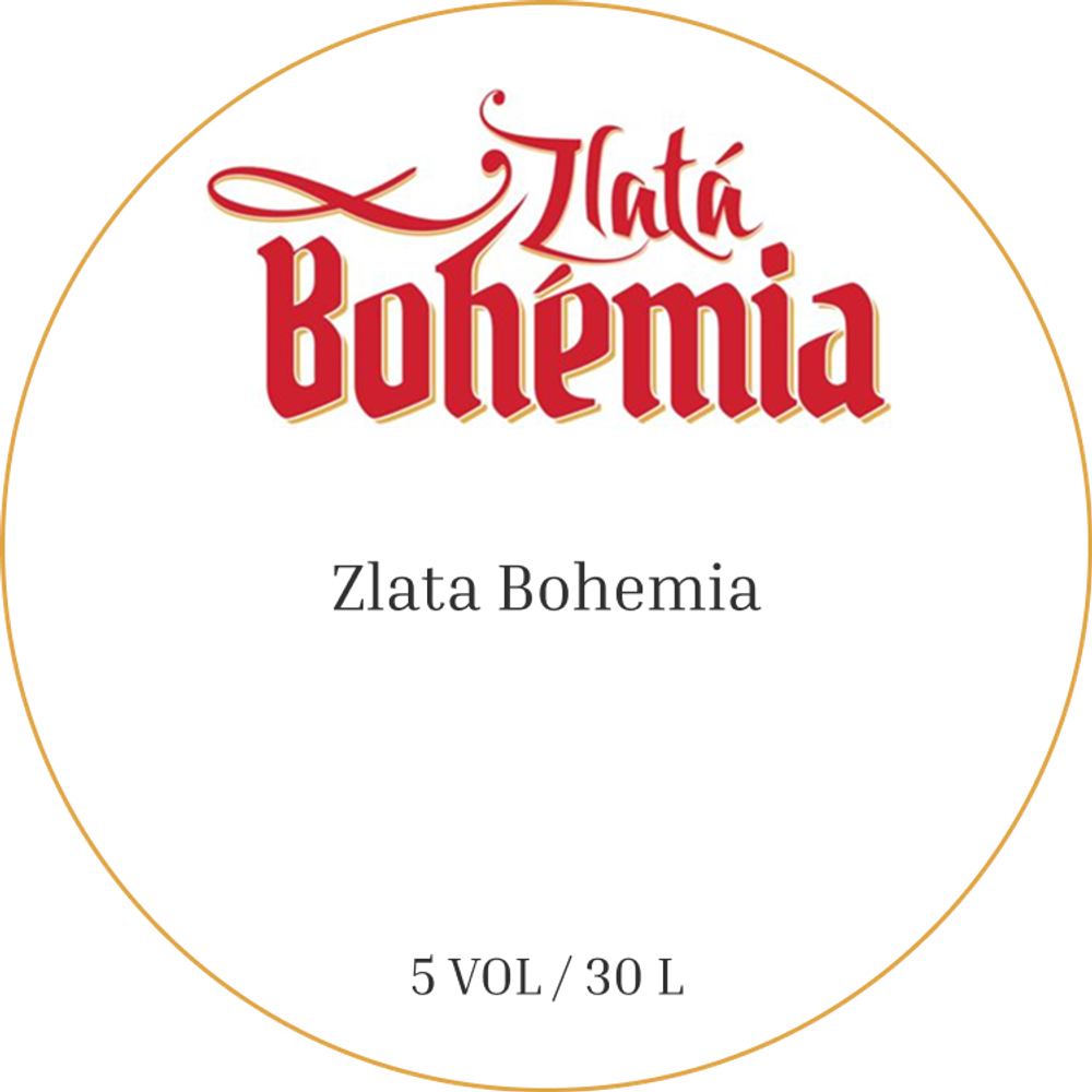 Пиво Злата Богемия / Zlata Bohemia 30л - кег