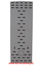 Камин РОДОС 900 ГРАФИТ, шамот белый