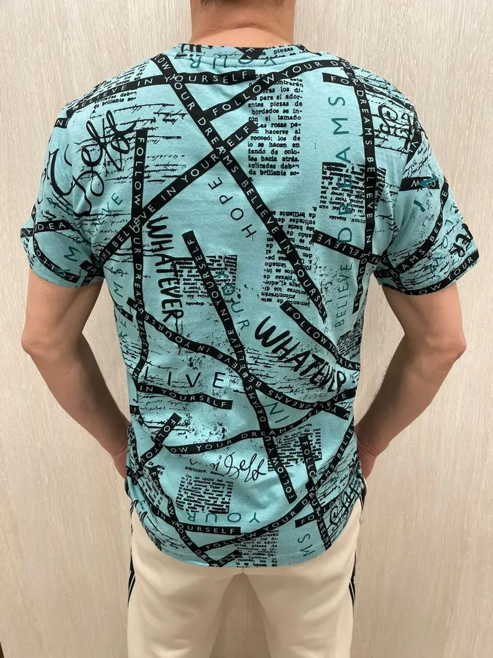 Футболка хлопковая с принтом