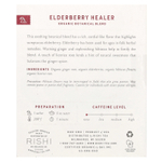 Rishi Tea, органическая растительная смесь, бузина, без кофеина, 15 пакетиков по 55,5 г (1,95 унции)