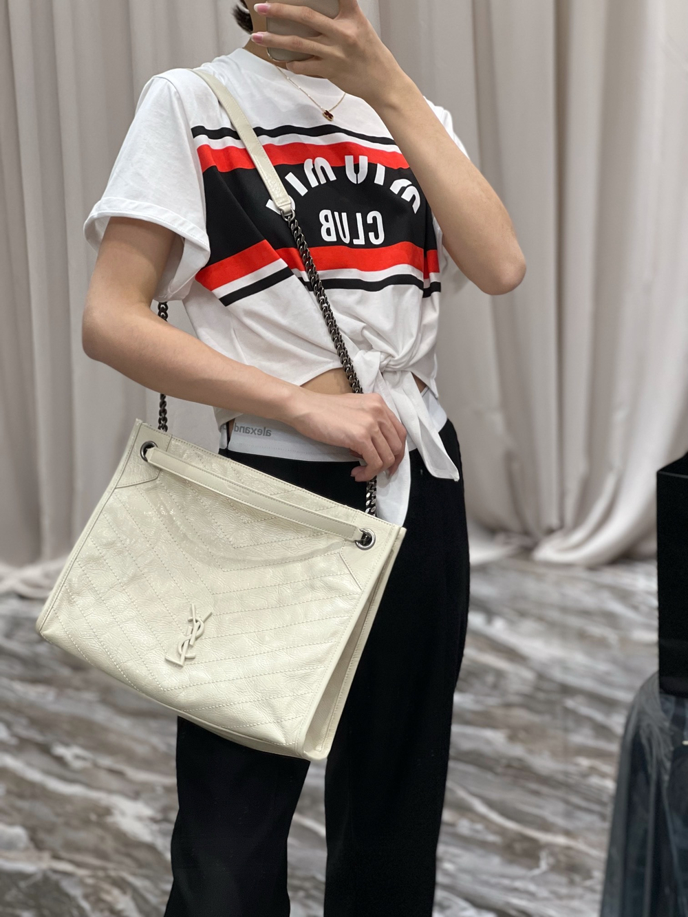 Yves Saint Laurent Niki Shopping Bag 33 cm