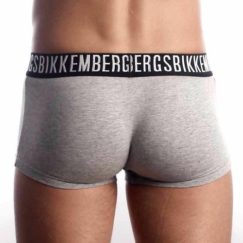 Мужские трусы боксеры серые Bikkembergs Grey Boxer