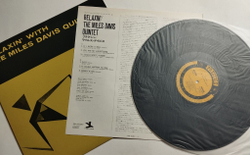 Винтажная виниловая пластинка LP Relaxin With The Miles Davis Quintet (Japan 1976) (No Obi)