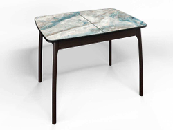 Стол СМ-7 Флорида опора массив изогнутая венге