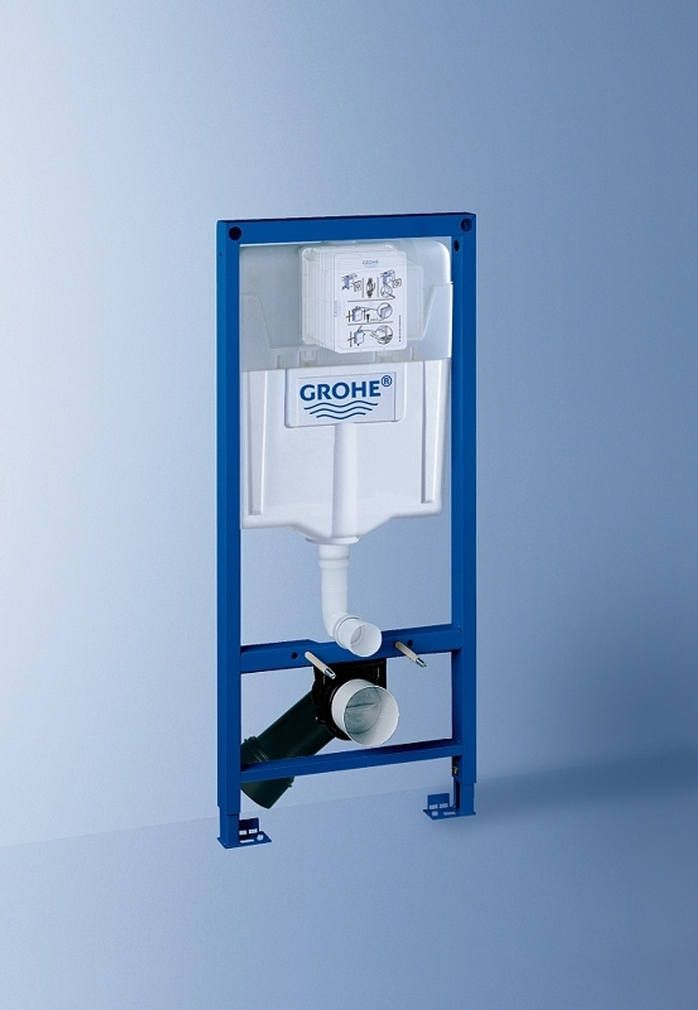 Инсталляция Grohe Solido 38811000 для унитаза с клавишей смыва Хром