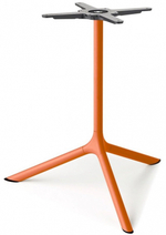 Стол ламинированный обеденный Scab Design Tripe Maxi, терракотовый, белый