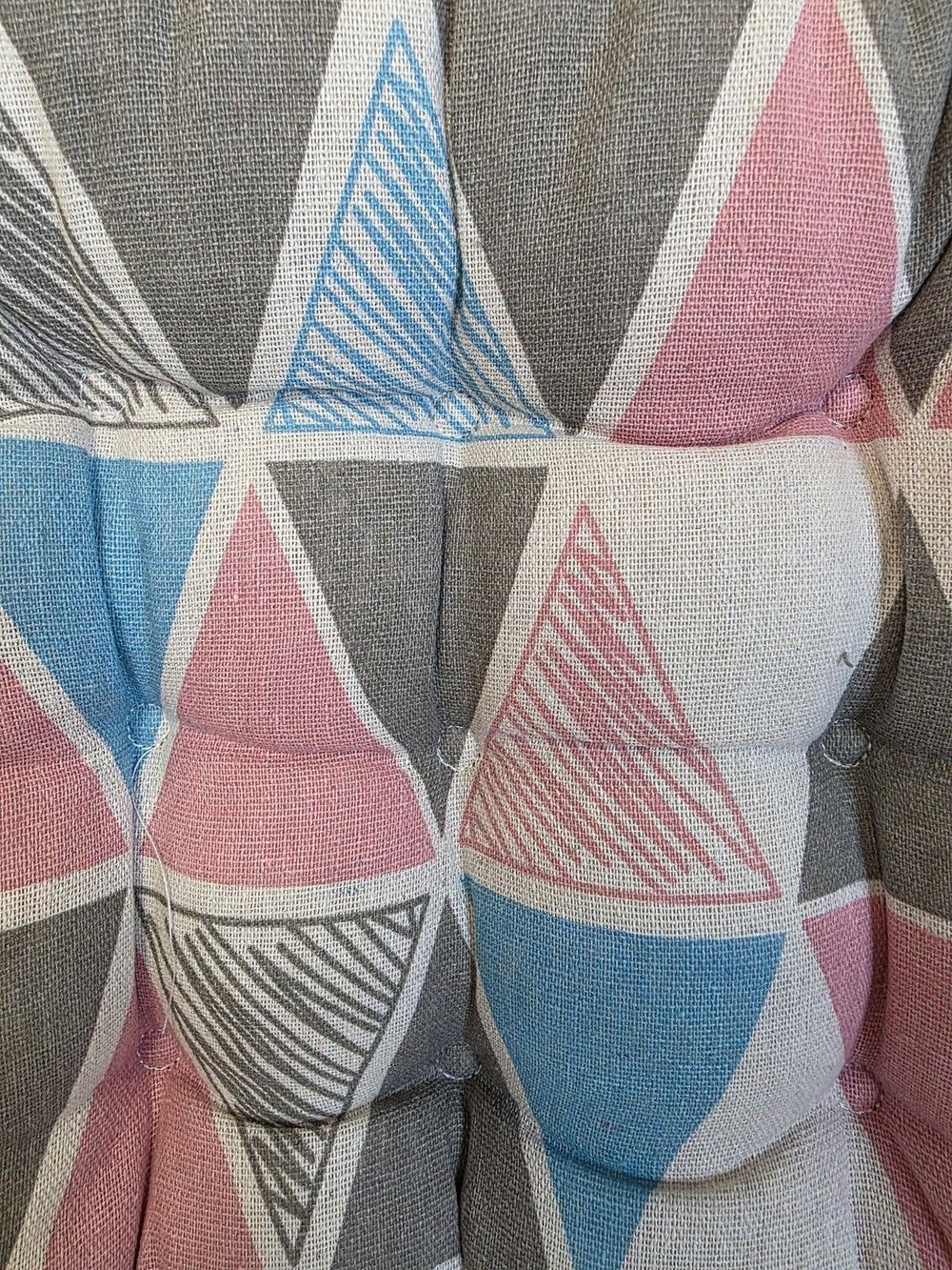 Подушка на стул квадратная 45*45см треугольники (Т40-447К)