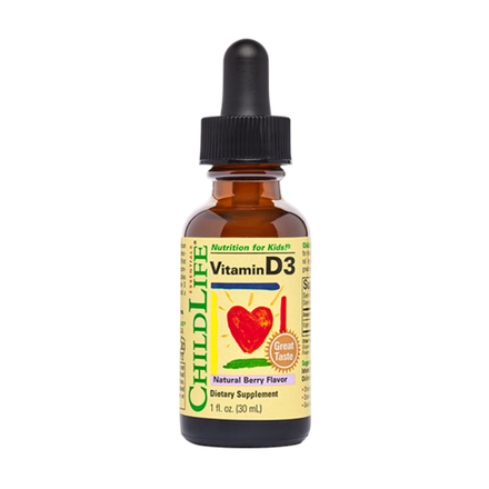 ChildLife, Витамин Д3 со вкусом натуральных ягод, Vitamin D3, 30 мл