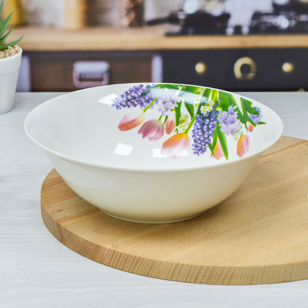 Салатник 970мл 20,5см Весеннее настроение (эконом) (84780)