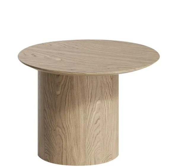 Столик Type D 50 см со смещенным основанием D 29 см (натуральный дуб)
