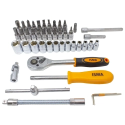 Набор инструментов 46пр.1/4''(6гр.)(4-14мм) ISMA ISMA-2462-5