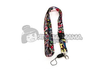 Ланъярд / шнурок для ключей JDM Stickerbomb