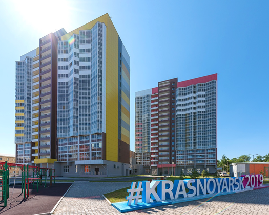 Комплекс общежитий Перья СФУ г. Красноярск