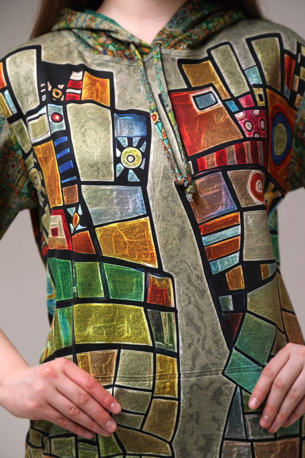 Платье "Витражи", по мотивам живописи Тани МакКабе