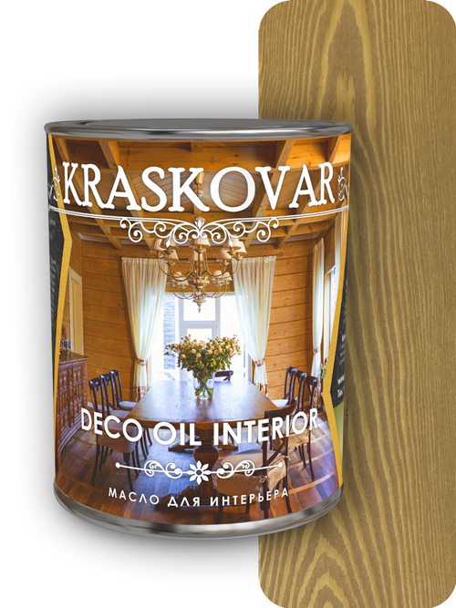 Масло для интерьера Kraskovar Deco Oil Interior тоскана