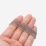 Шпинель синтетическая с эффектом иризации "Лабрадор", 2мм, шар, микроогранка