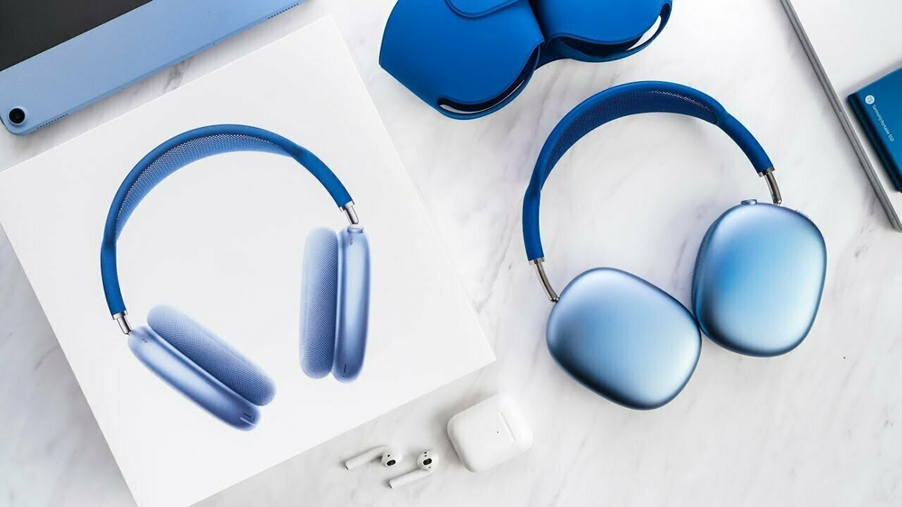 Беспроводные наушники Apple AirPods Max Sky Blue, синий, blue