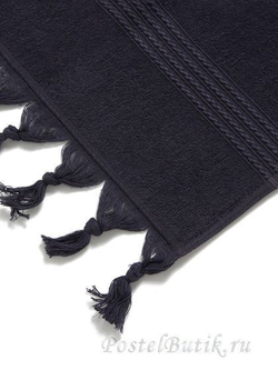 Полотенце 100х150 Hamam Meyzer Tassels синее