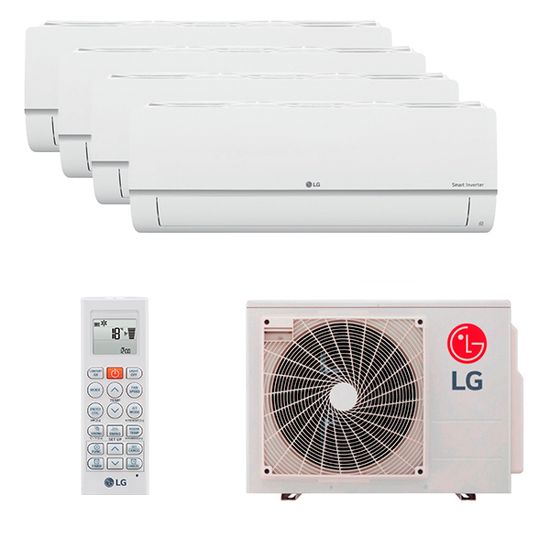 Мультисплит система на 4 комнаты LG PM07SP.NSJR0 x 4 / MU4R25.U22