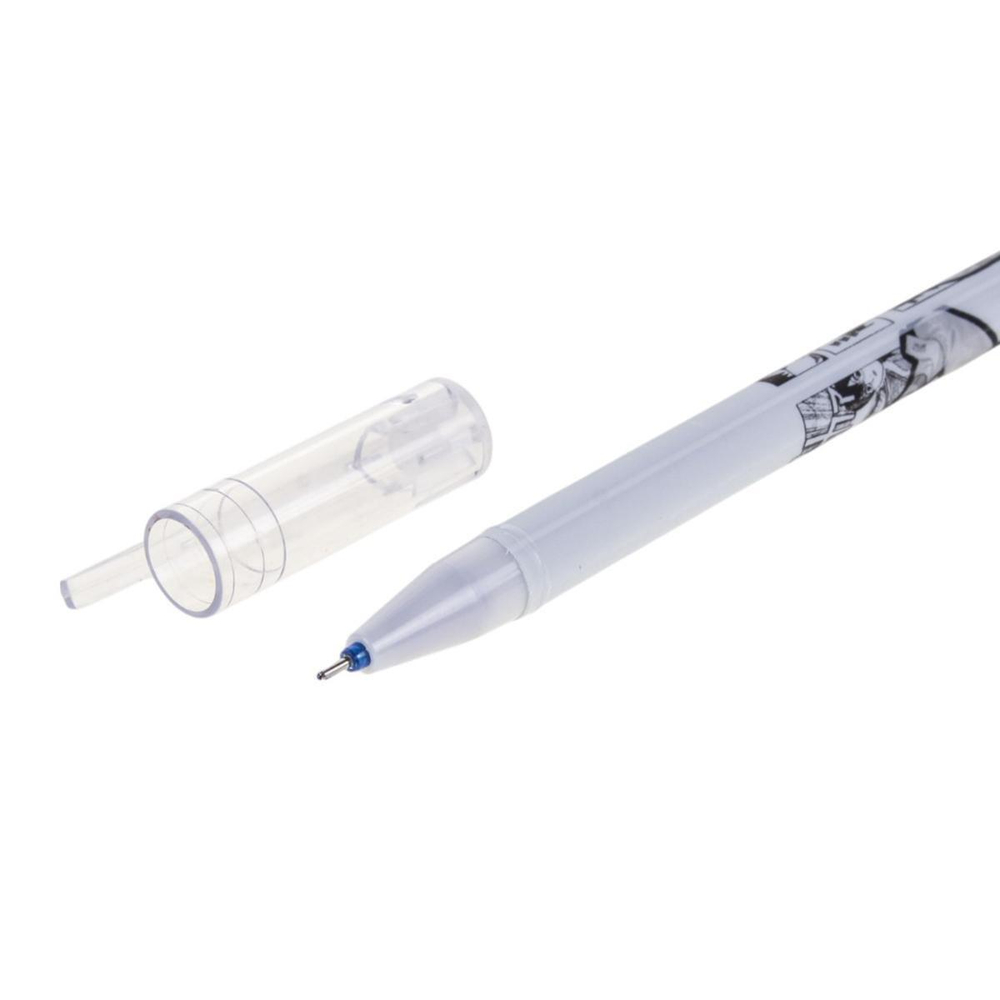 Ручка пиши-стирай "Манга" 0,5мм, синяя, 4 вида микс