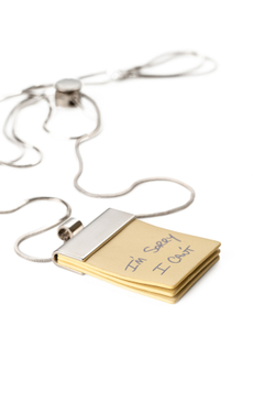 Подвеска-стикер "I'm sorry" YELLOW